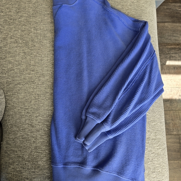 Aerie Big Chill Textured Crew Sweatshirt - Picture 5 of 5